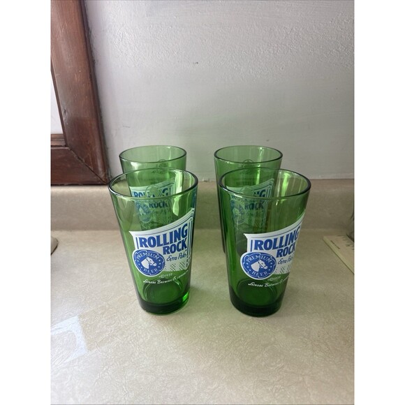 4 ROLLING ROCK Extra Pale premium beer Latrobe brewing Company PA33 Green 16 oz - Picture 9 of 16